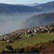 foto aerea del paese di Luserna/Lusérn 